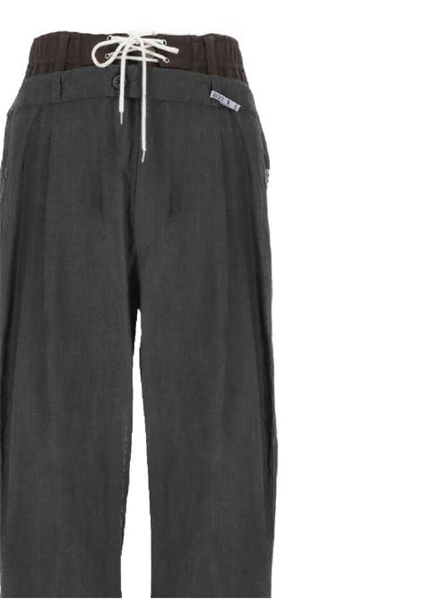 Pantalone con desgin a strati Mihara Yasuhiro | A10PT031BLACK